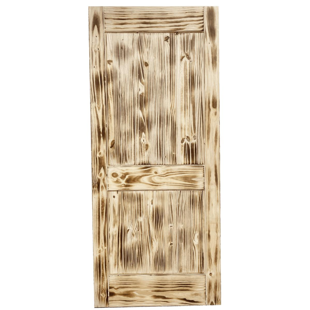 36"x84" 2 Panel Burned Barn Door